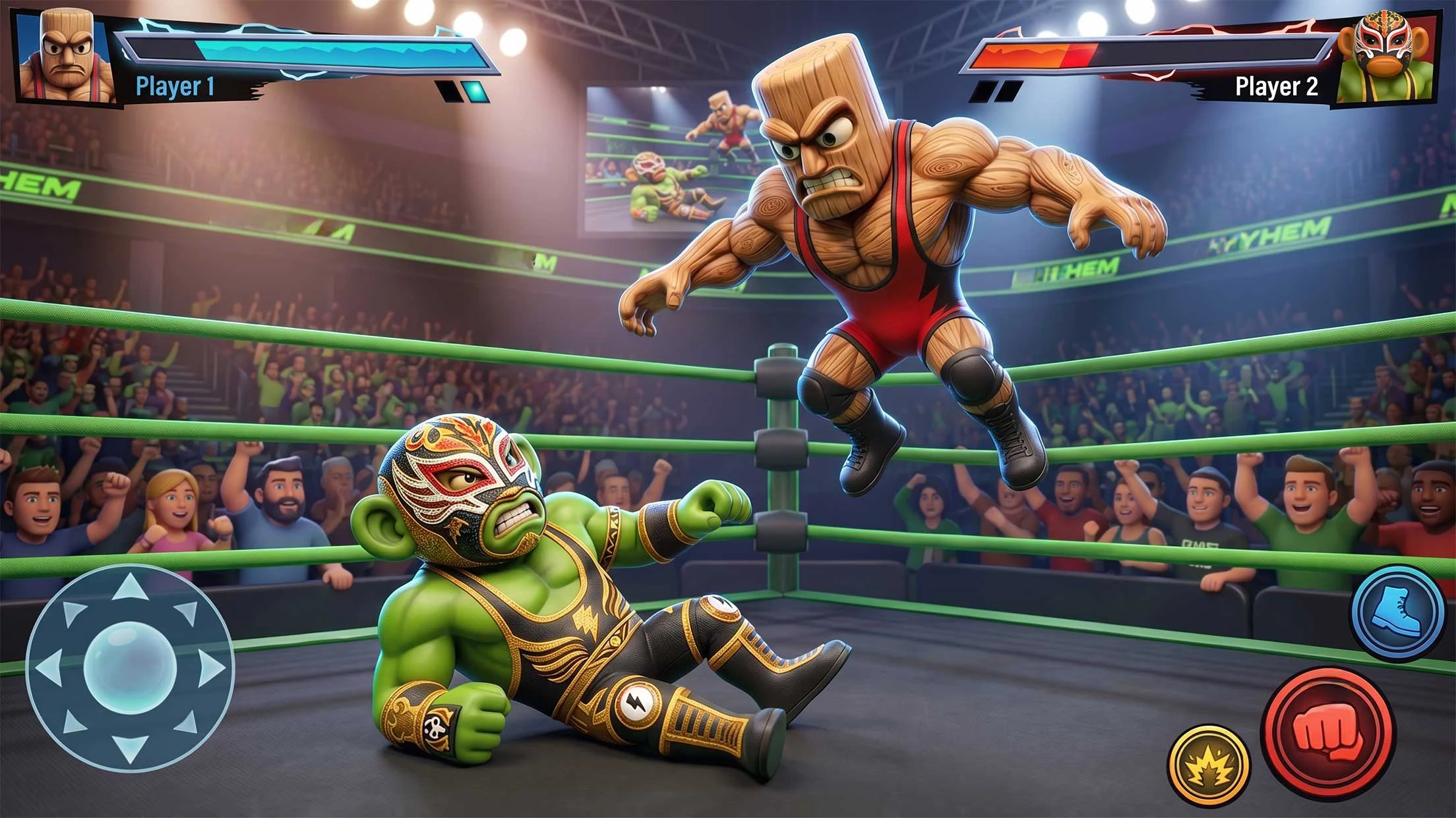 WrestleRot: Ring Fighting Game screenshot