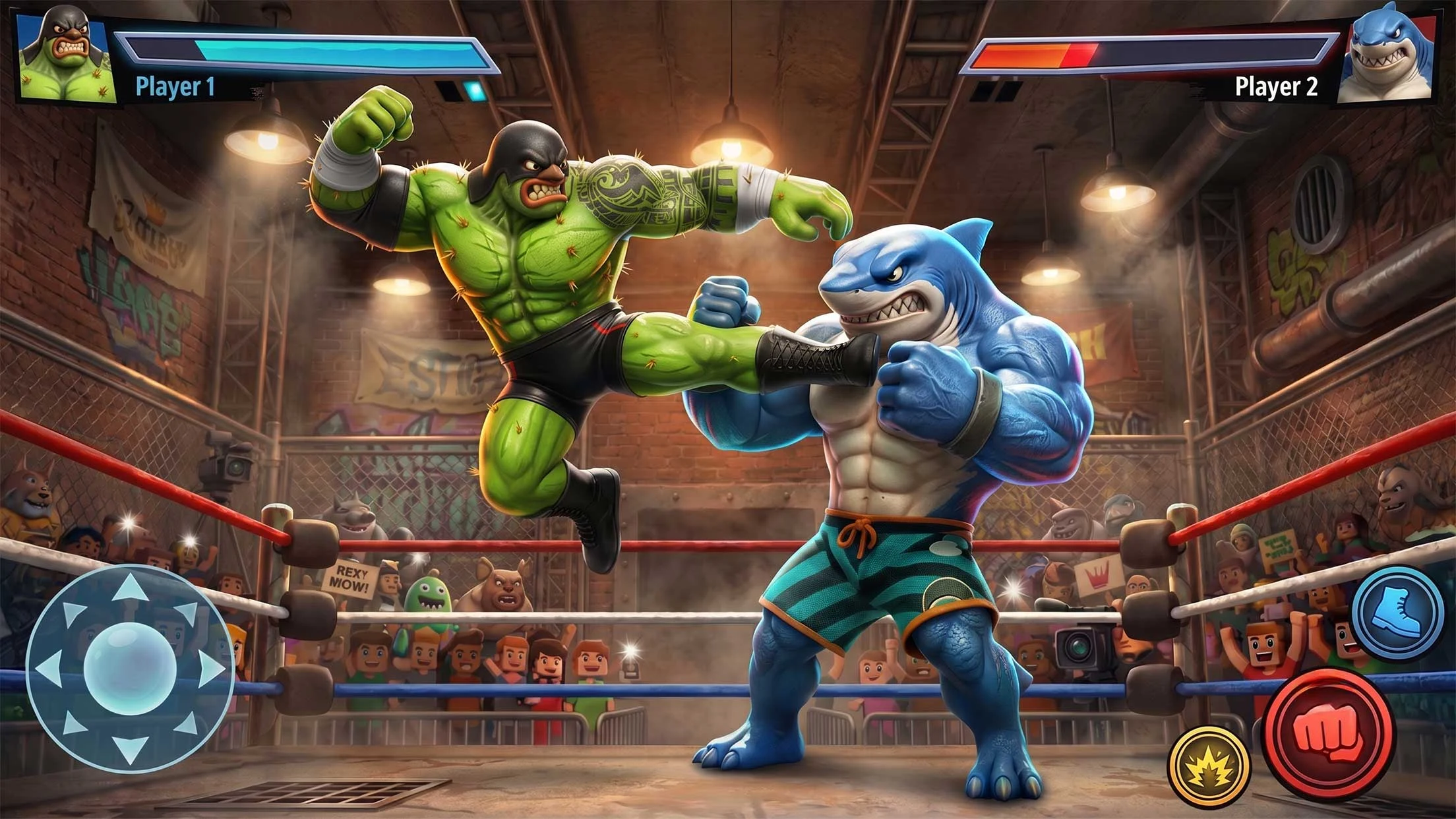 WrestleRot: Ring Fighting Game screenshot